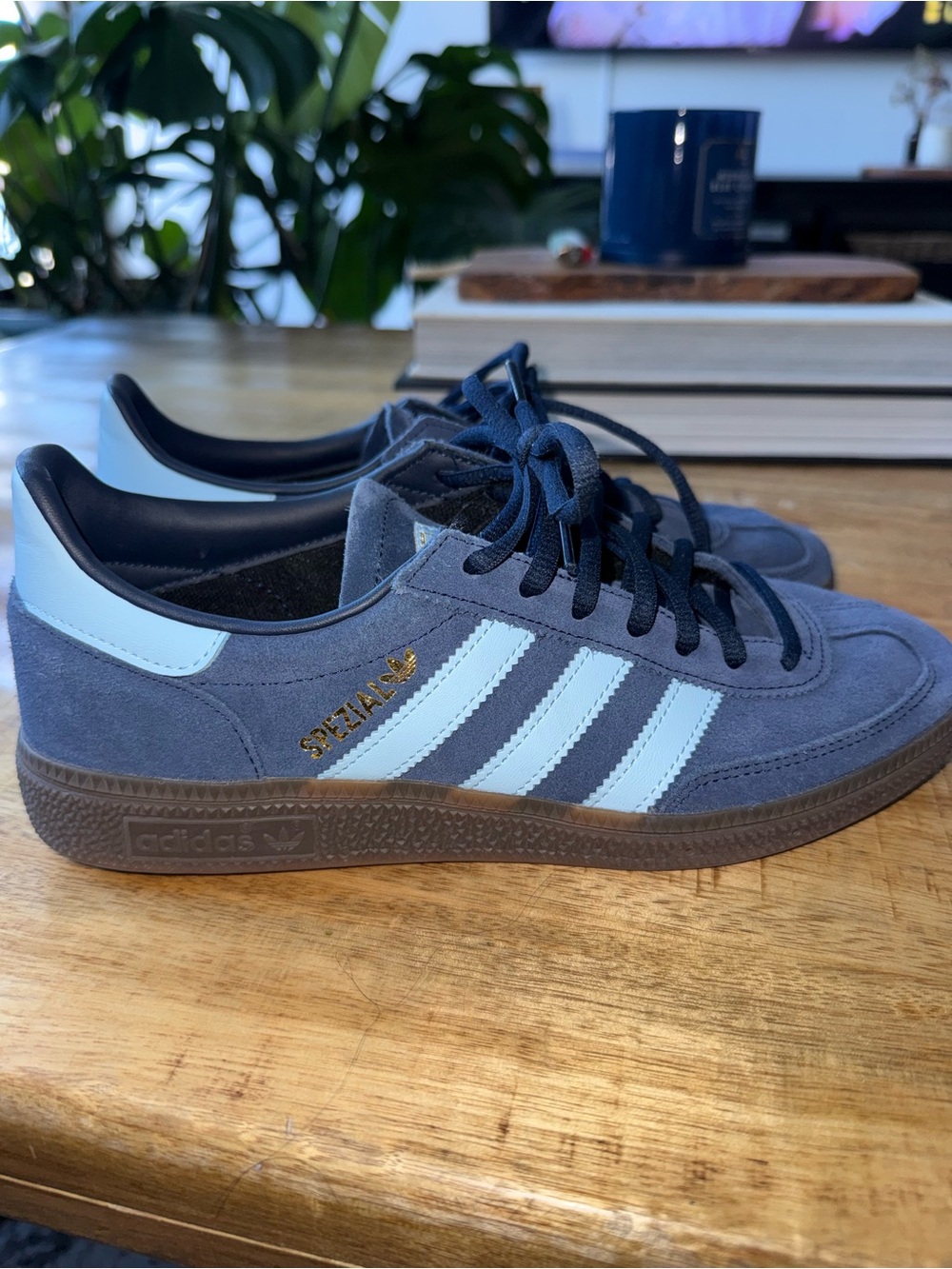adidas Handball Spezial Shoes — Navy with Light Blue Womens 9.5 - Picture 13 of 13